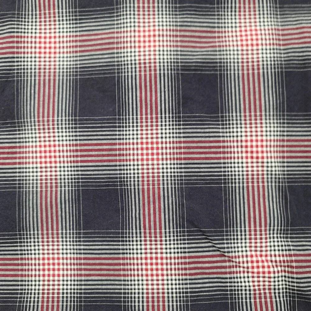 Banana Republic Shirt Mens XL Blue Red plaid Button Up Long‎ Sleeve Classiccore